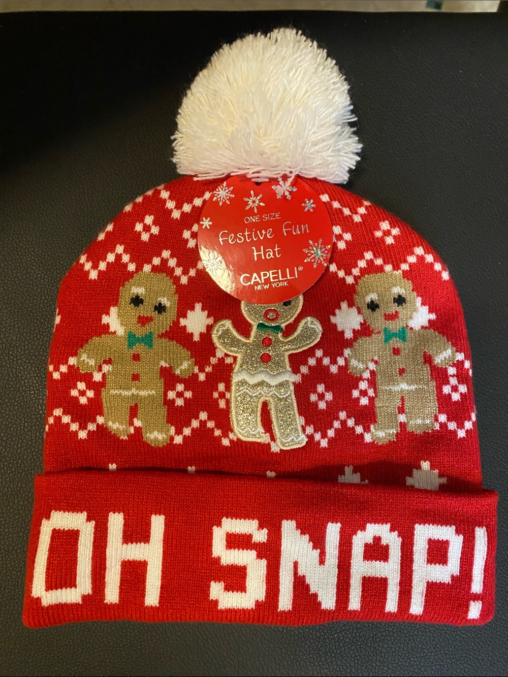 Oh Snap Christmas Beanie